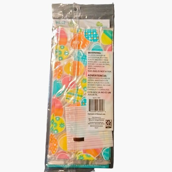 Way to Celebrate Easter Egg Treat Bags 20 Twist Ties Cookie Lot 2 - Picture 4 of 9